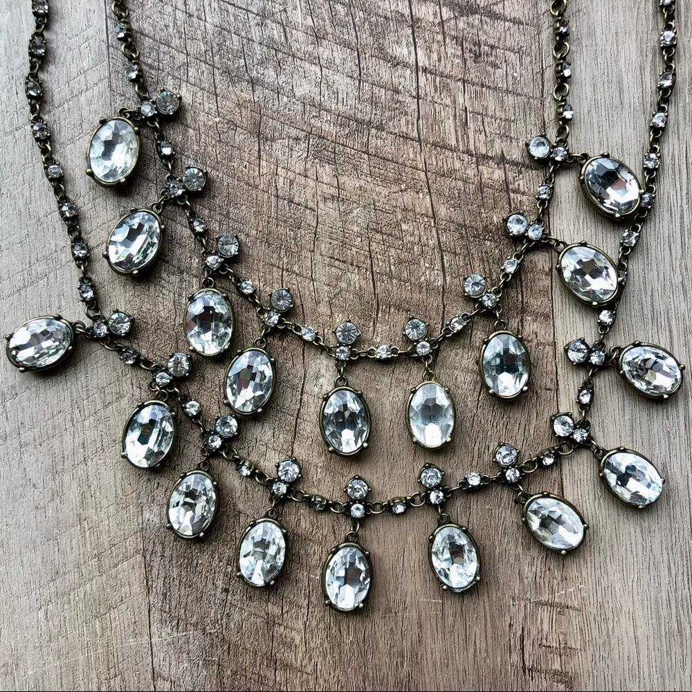 Vintage style Chandelier Necklace, Wedding Guest
